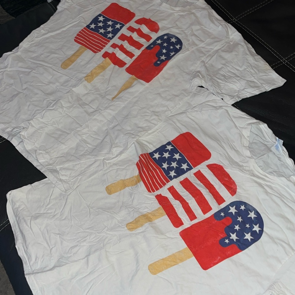 Matching 4th of July shirts